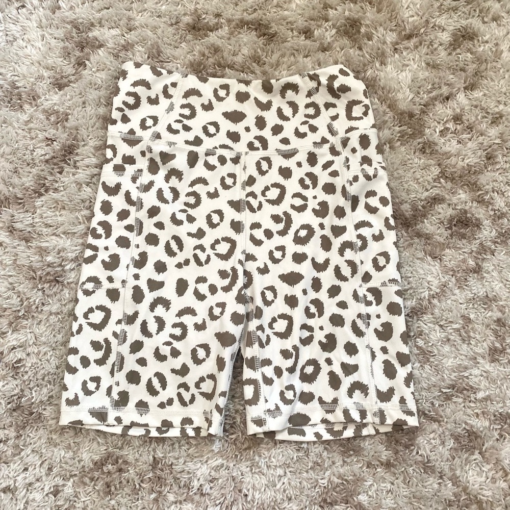 Cheetah Biker Shorts